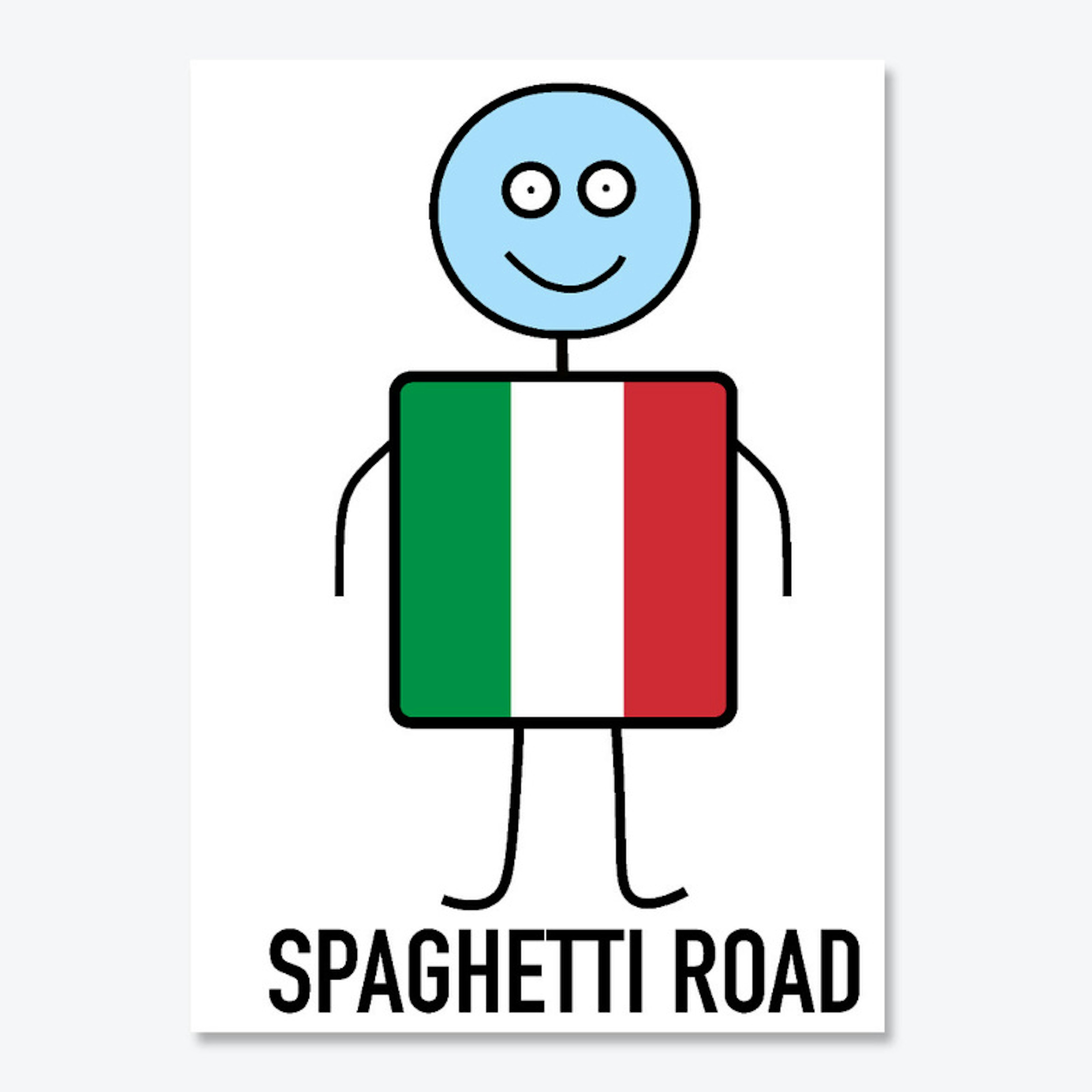 Spaghetti Road sticker